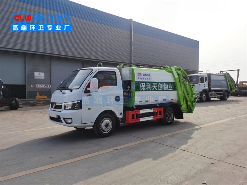 國六東風(fēng)途逸藍牌壓縮垃圾車